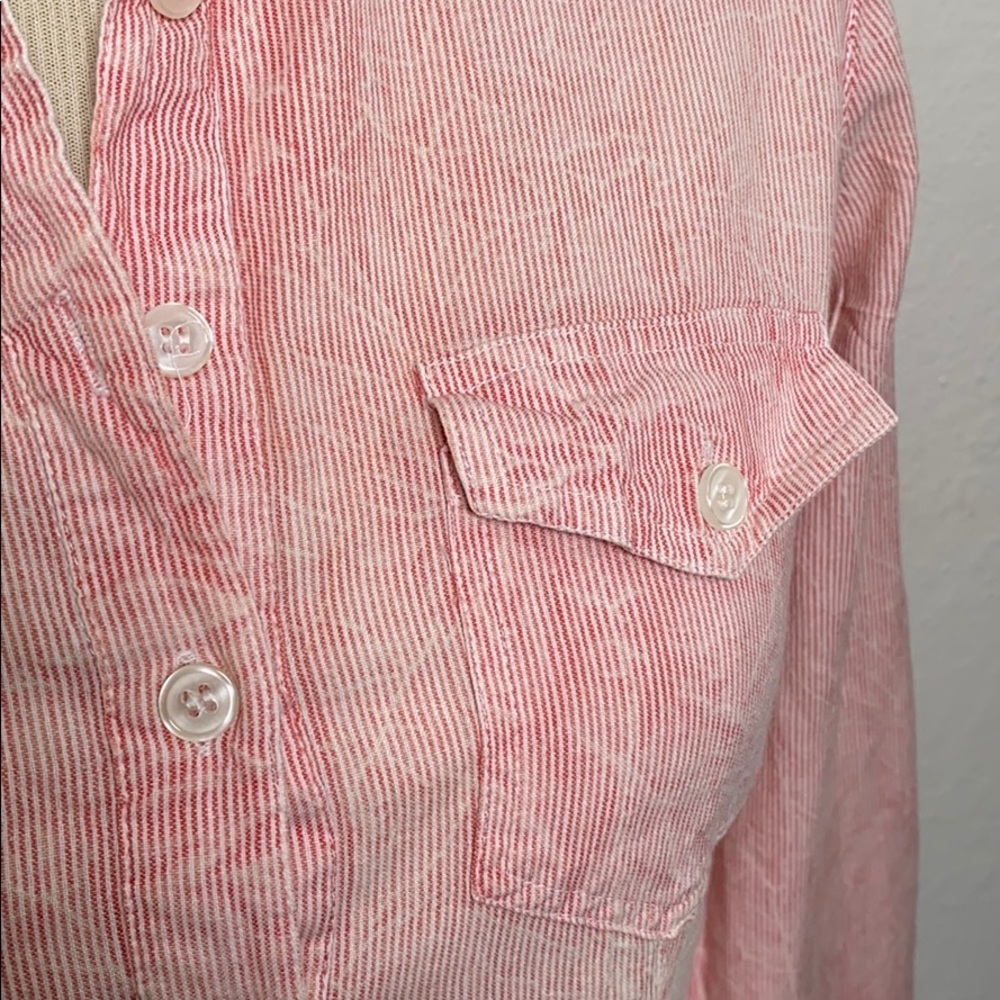 Striped & Distressed Top - Picture 2 of 8